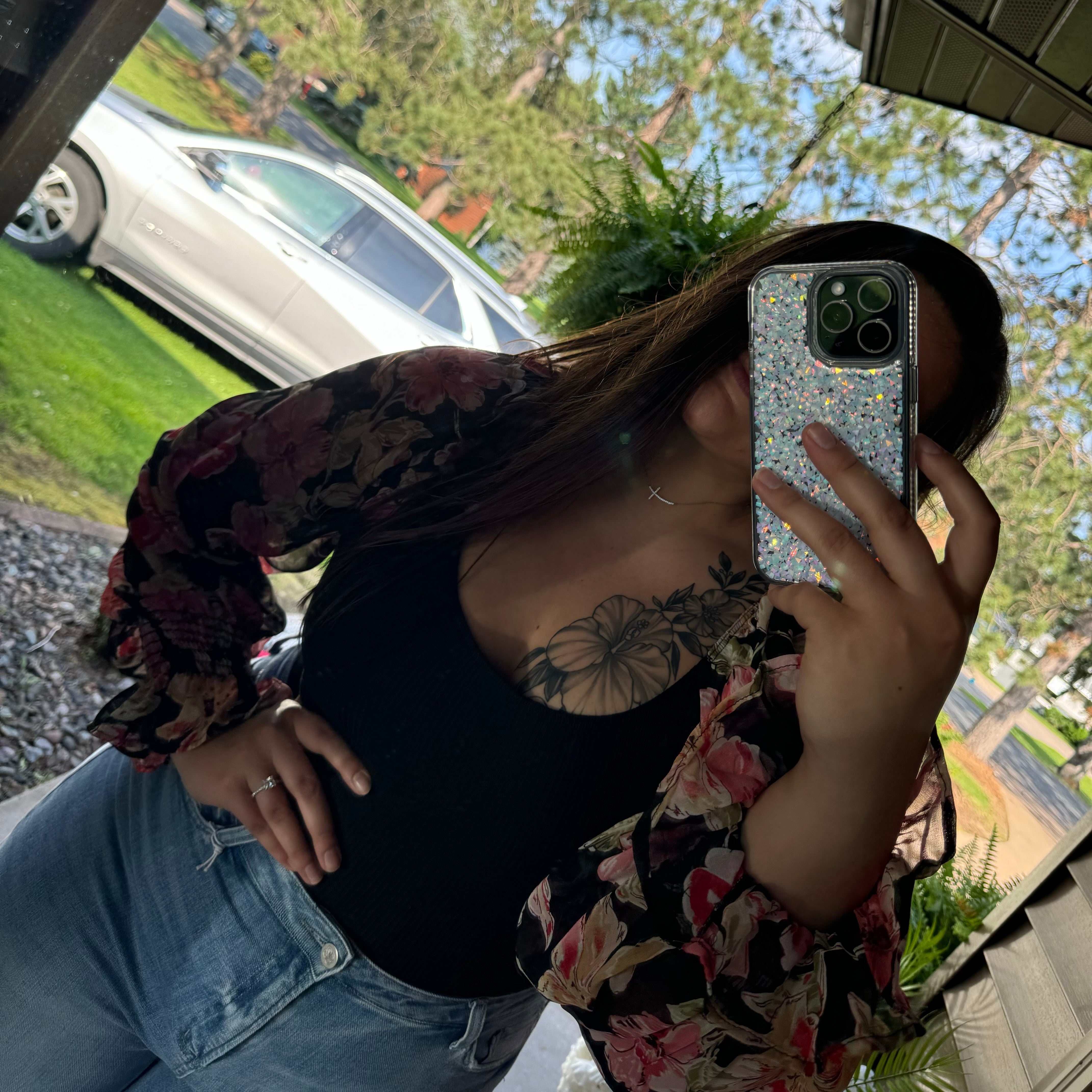 Style It: Ashley Floral Bodysuit